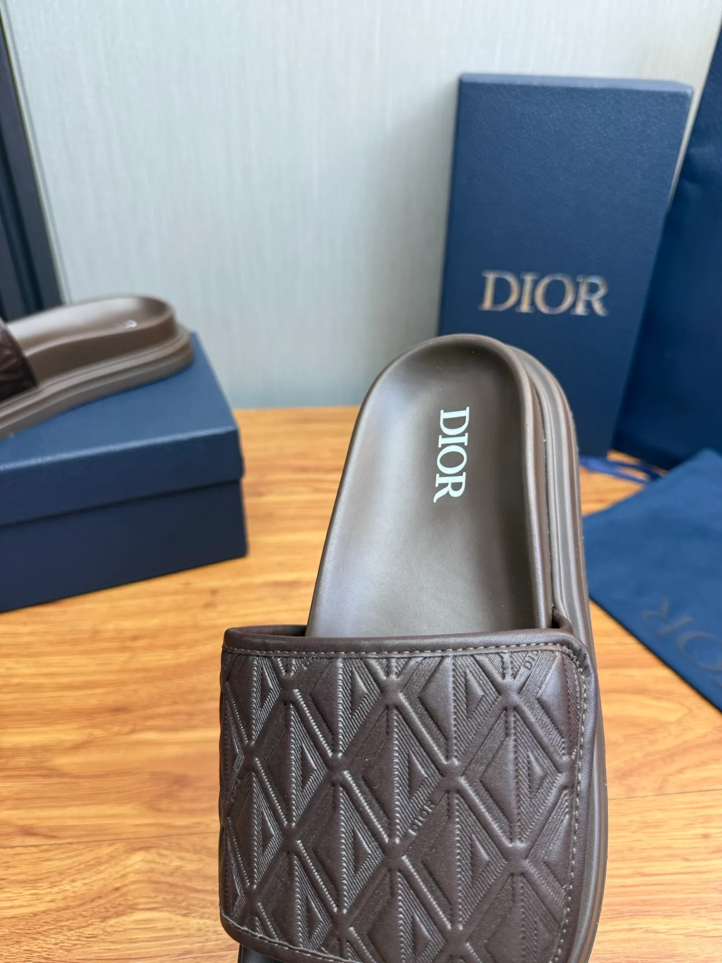 Men's shoes 280💰 Dior. Men's slippers🩴Official website 1:1 production 38-45 yards 45 46 🉑️Customized original material shipped✅